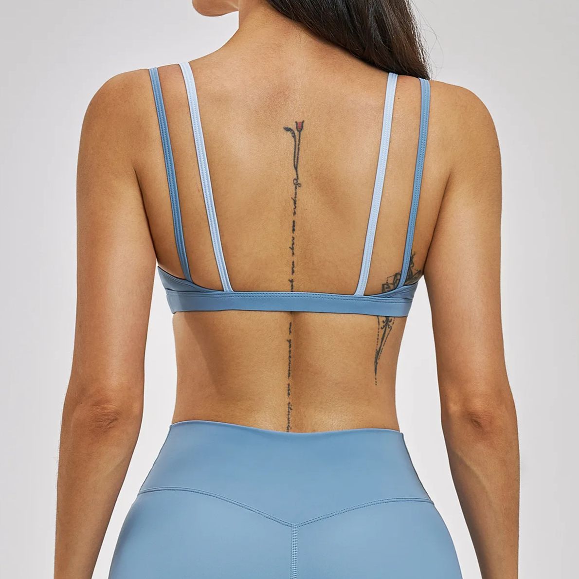 Aquatic Sports Bra - Ningyu Sports Bra Women Naked Back