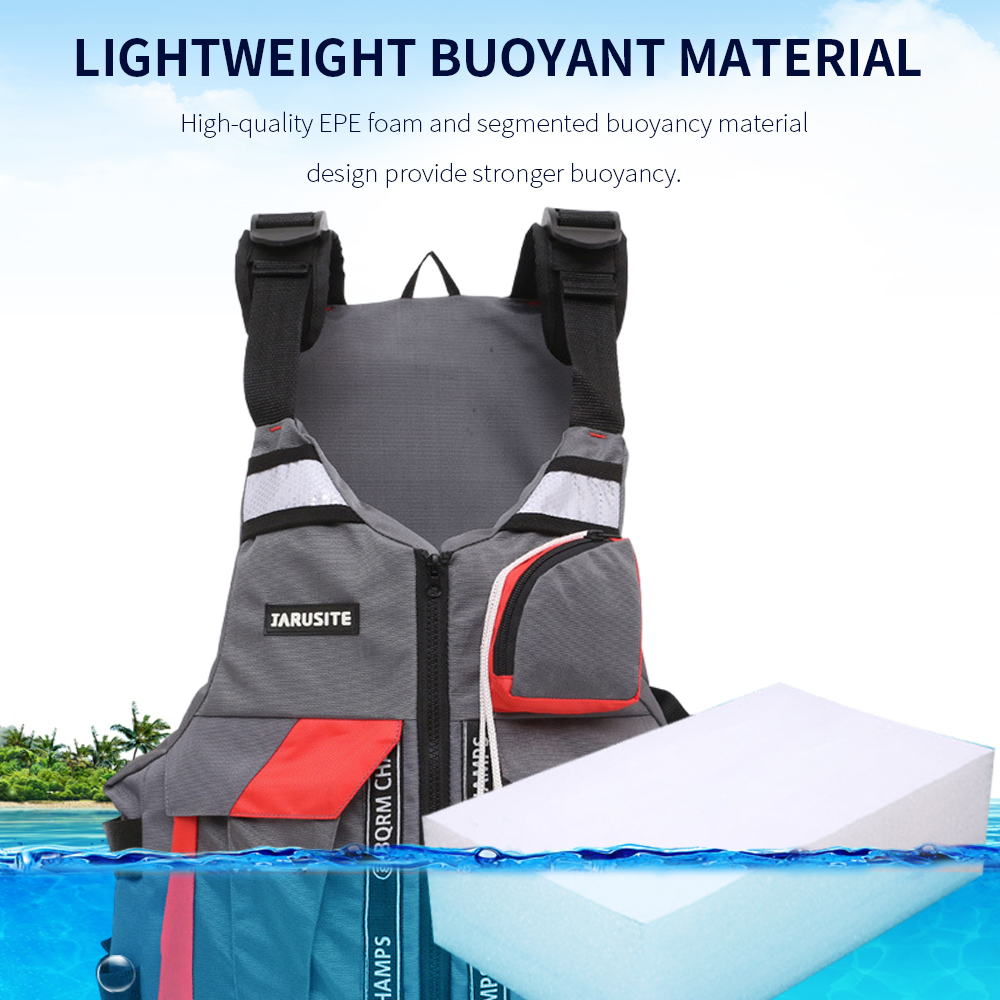 Outdoor Fishing Vest High Buoy - Life Jacket Buoyancy avaliação e preço