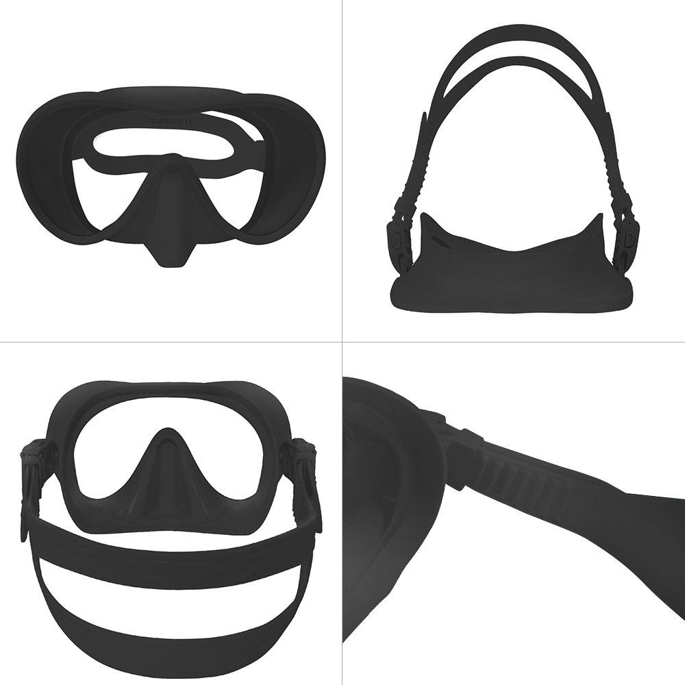 Diving facial mirror, anti -fo - Freediving Mask Set avaliação e preço