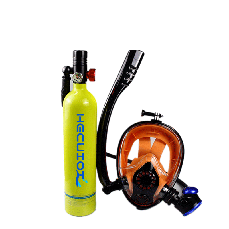 Mini 1LScuba Diving Tank Set,  - Freediving Mask Set avaliação e preço