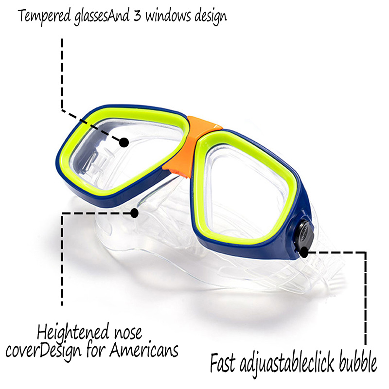 Adults Kids  Diving Goggle Mas - Freediving Mask Set avaliação e preço