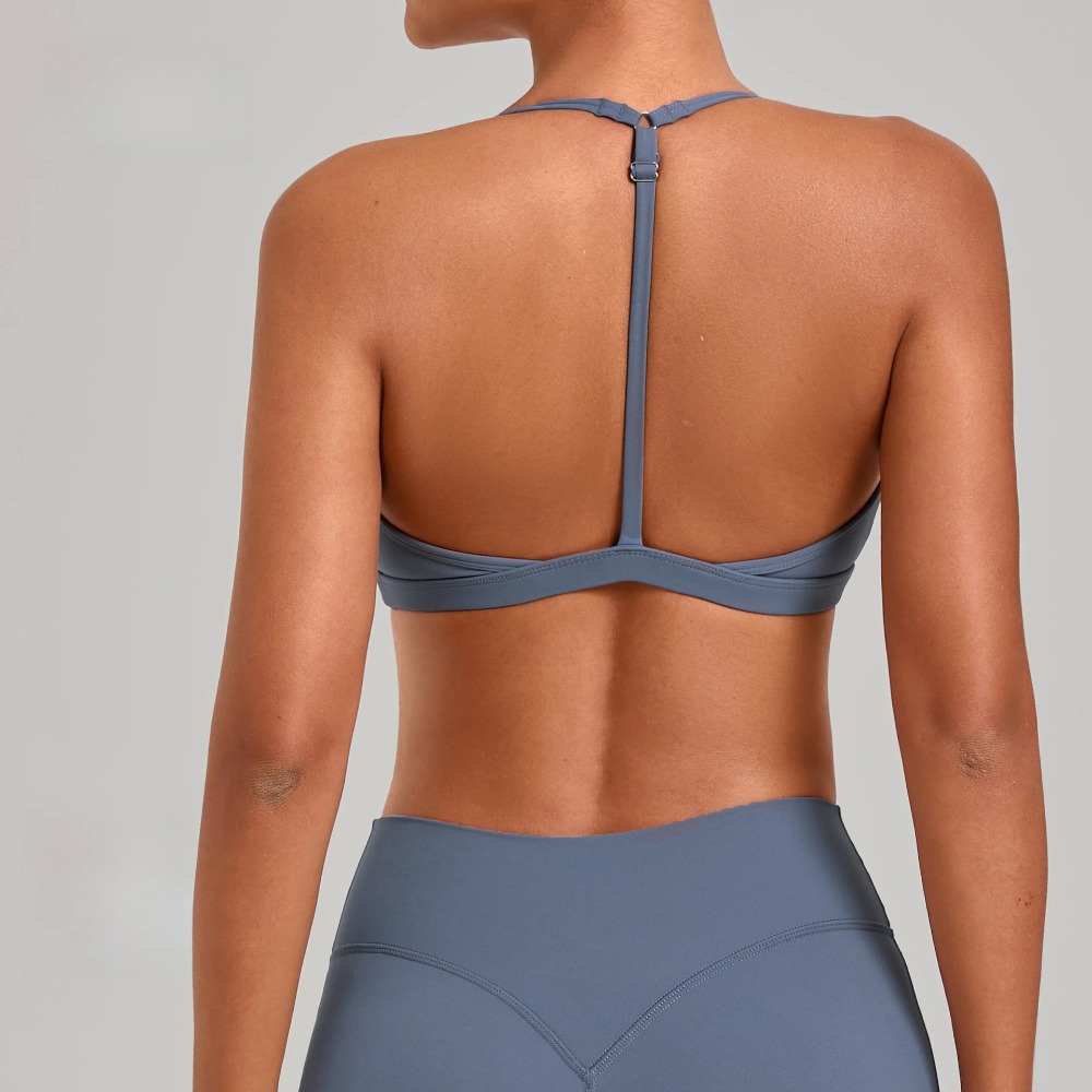 Gym Workout Fitness Top Adjust - Aquatic Sports Bra avaliação e preço