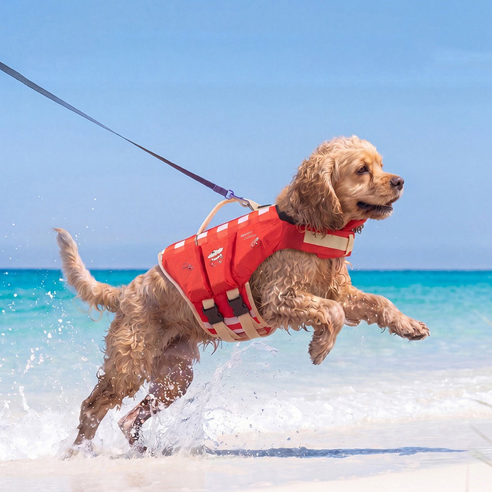 Waterproof Dog Life Jacket Bre - Life Jacket Buoyancy avaliação e preço
