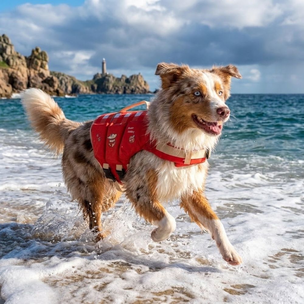 Waterproof Dog Life Jacket Bre - Life Jacket Buoyancy avaliação e preço