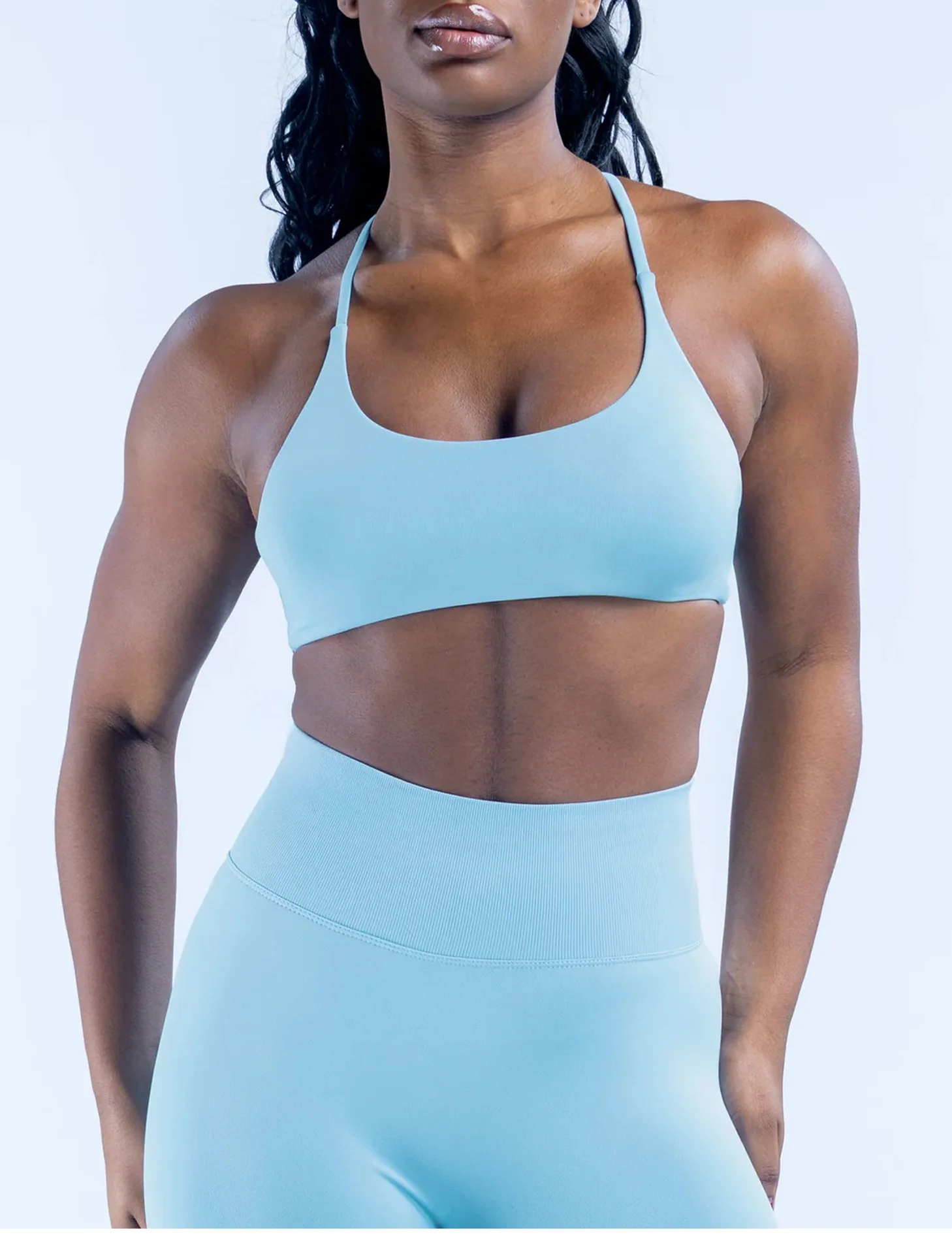 Logo  Gather Cross Strap Backl - Aquatic Sports Bra avaliação e preço