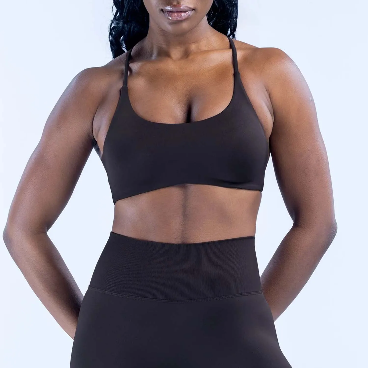 Logo  Gather Cross Strap Backl - Aquatic Sports Bra avaliação e preço