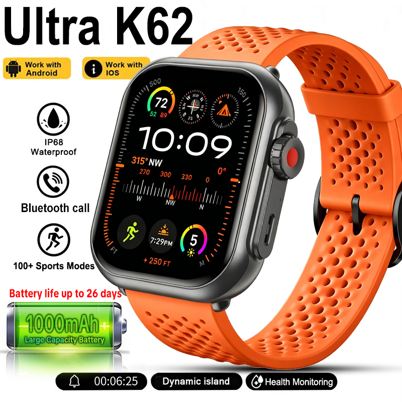 New Watch Ultra K62 Smartwatch - Aquatic Sports Performance avaliação e preço