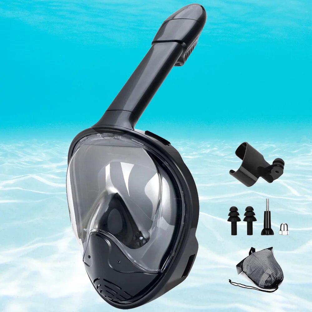 Underwater Snorkeling Full Fac - Freediving Mask Set avaliação e preço