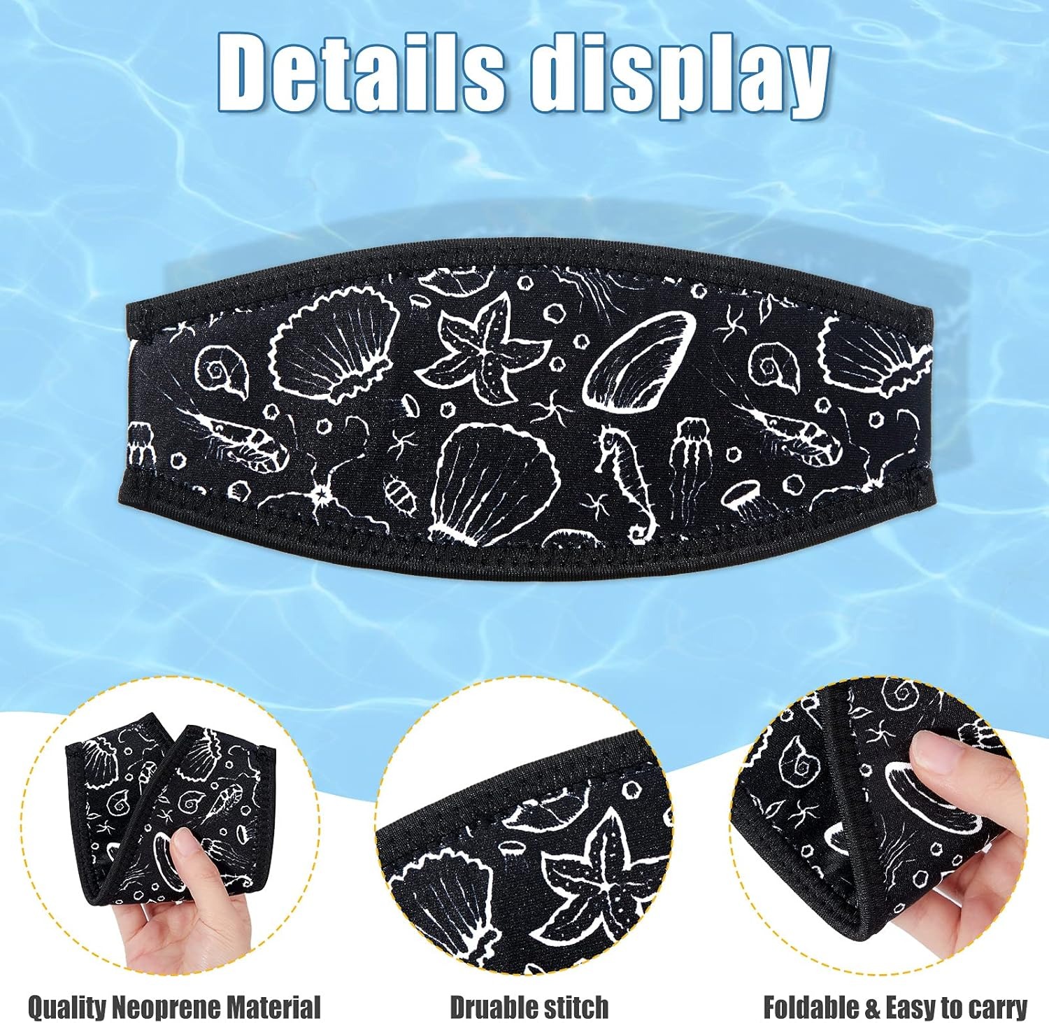 Scuba Diving Mask Strap Cover  - Freediving Mask Set avaliação e preço