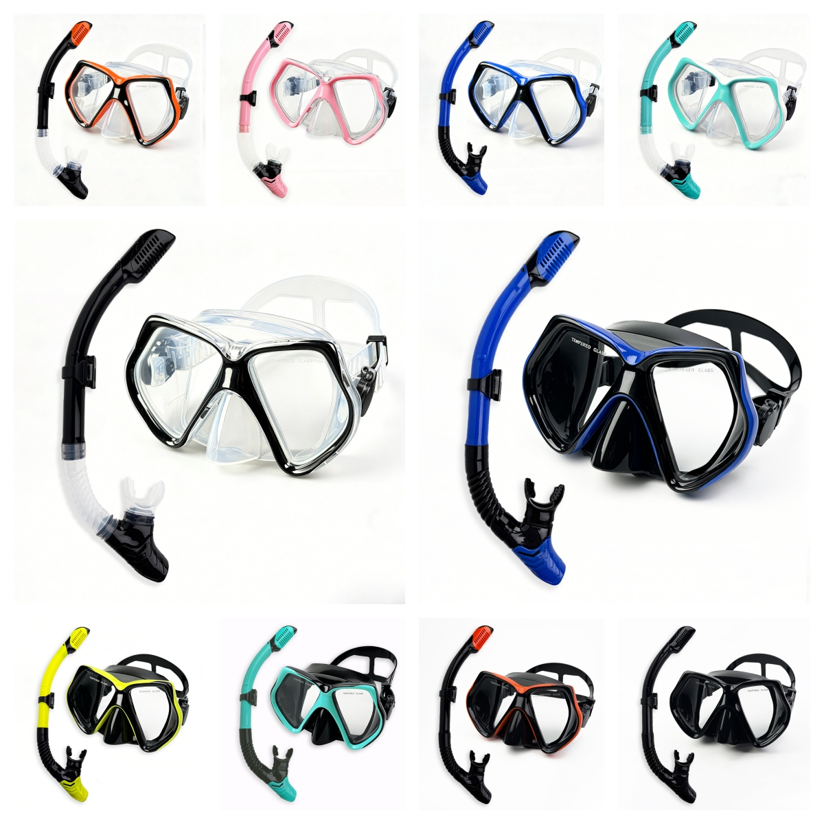Dry Snorkel Set Diving Mask Fo - Freediving Mask Set avaliação e preço