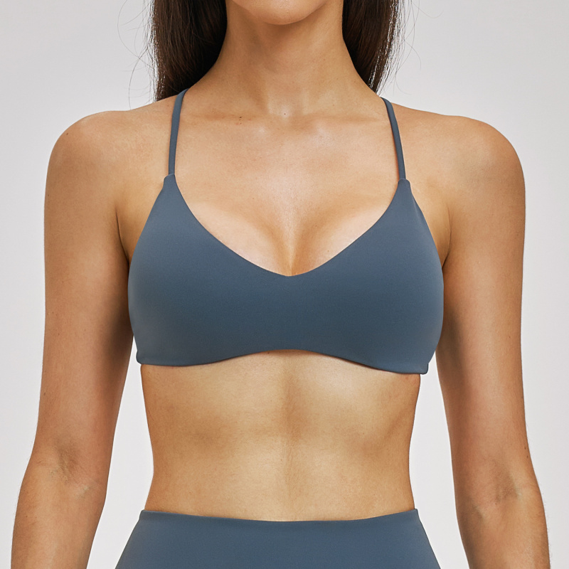Backless Yoga Bra Gym Women Sp - Aquatic Sports Bra avaliação e preço