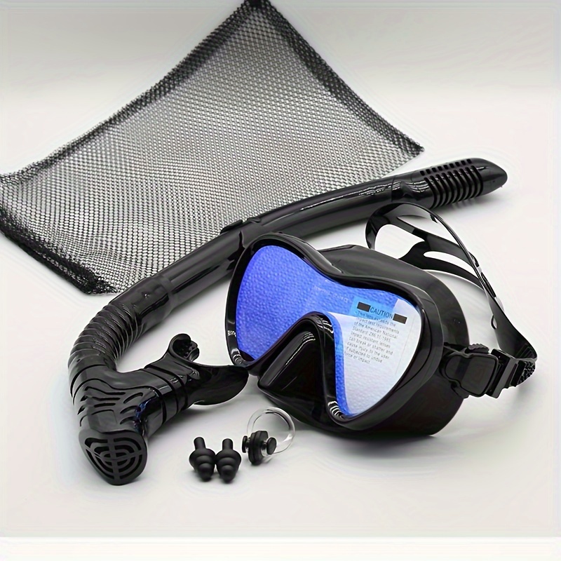 Professional Silicone Snorkeli - Freediving Mask Set avaliação e preço