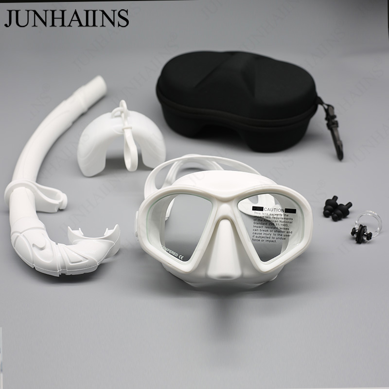 JUNHAIINS NEW Tempered Glass F - Freediving Mask Set avaliação e preço