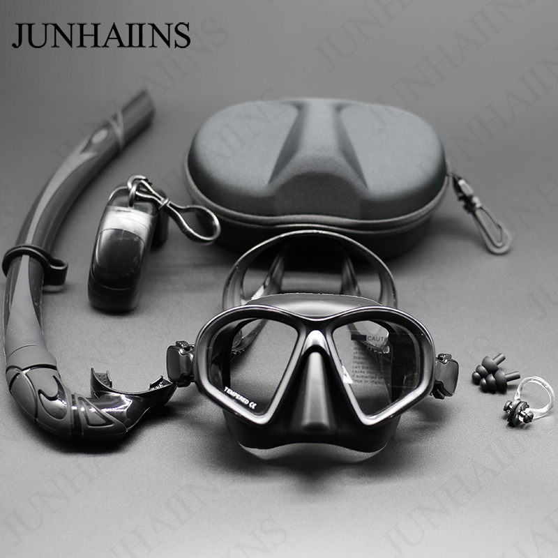 JUNHAIINS NEW Tempered Glass F - Freediving Mask Set avaliação e preço