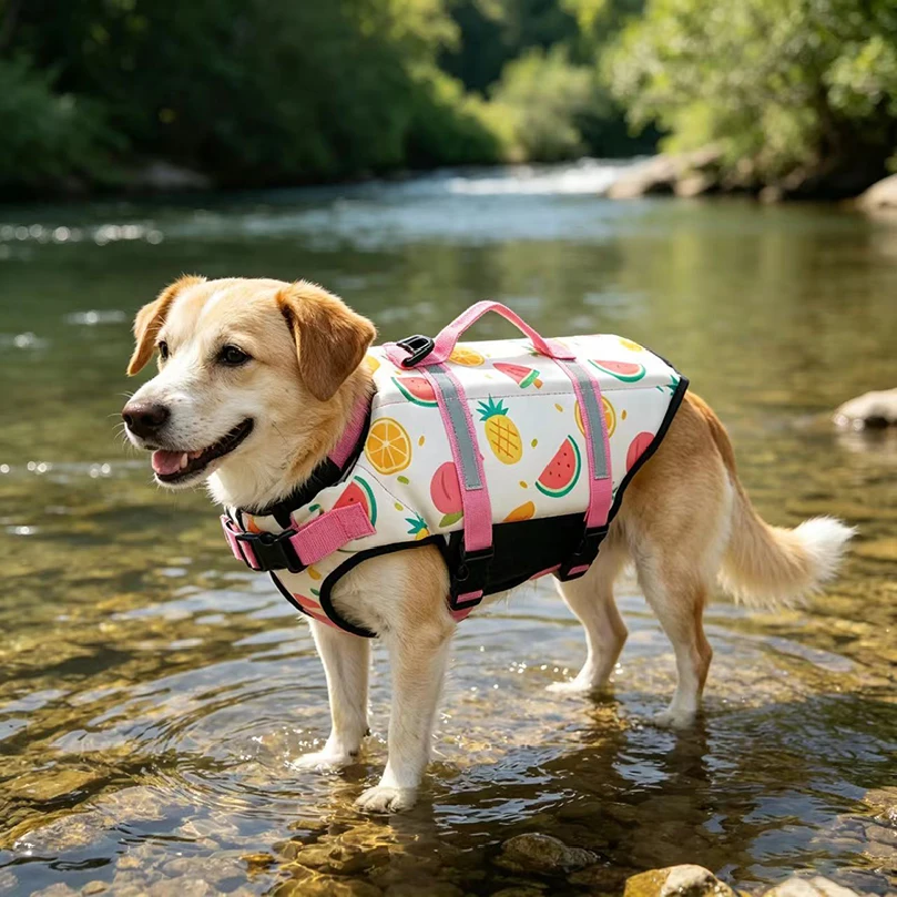Summer Dog Life Jacket Reflect - Life Jacket Buoyancy avaliação e preço