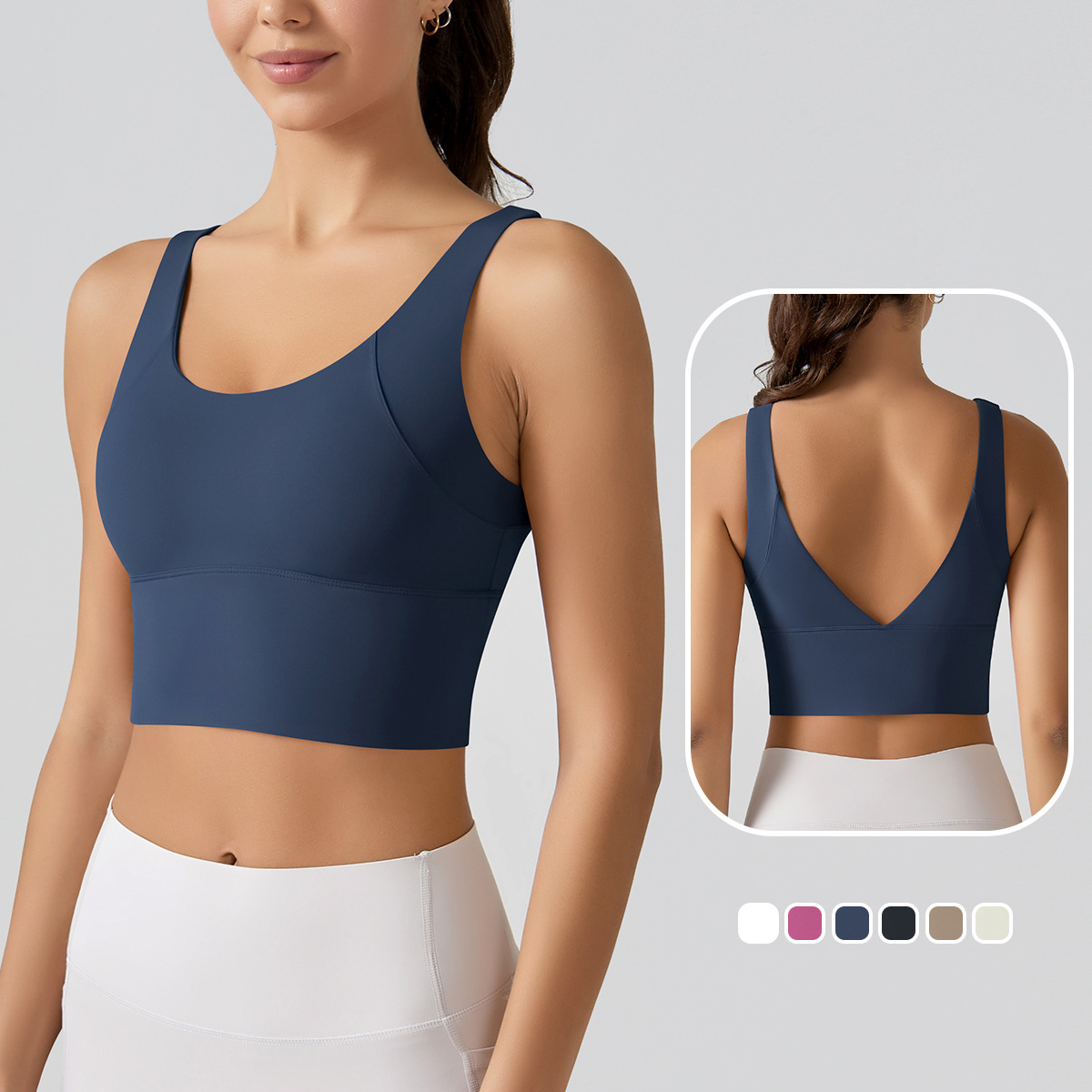 1PC New Yoga Tank Top Summer S - Aquatic Sports Bra avaliação e preço