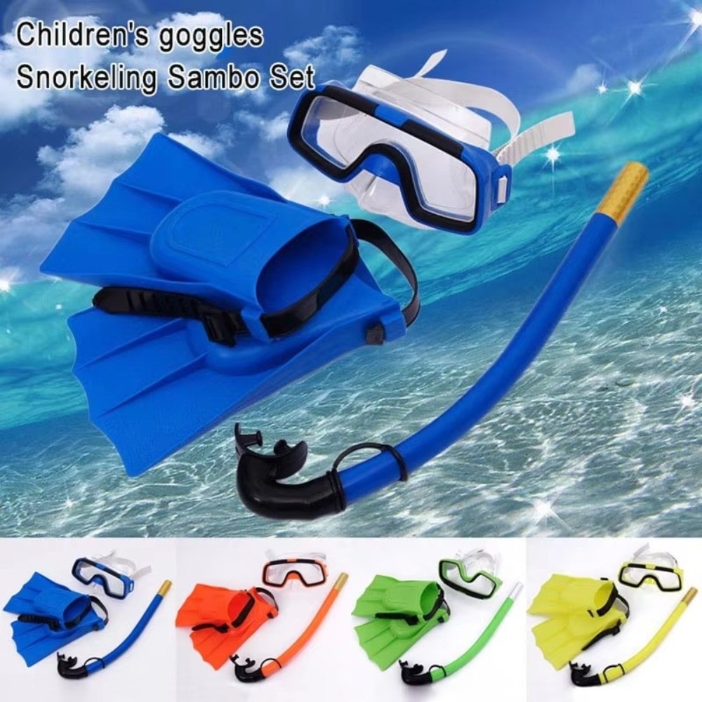 New Anti-Fog Children Diving M - Freediving Mask Set avaliação e preço