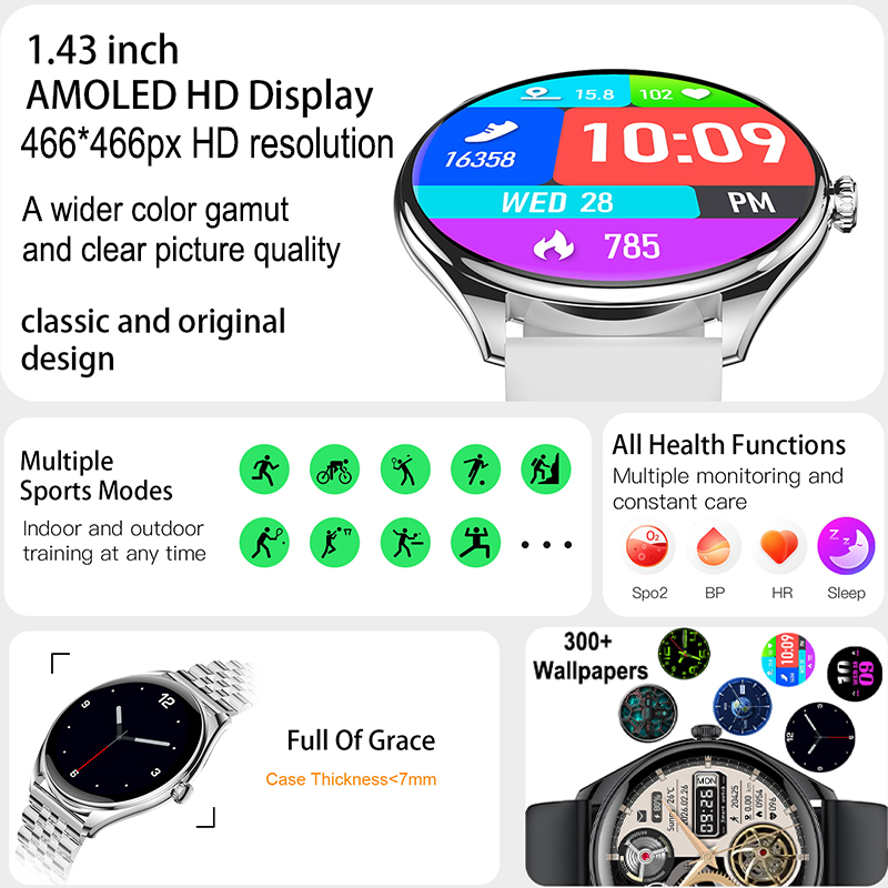 New Ultra Thin SmartWatch Men  - Aquatic Sports Performance avaliação e preço