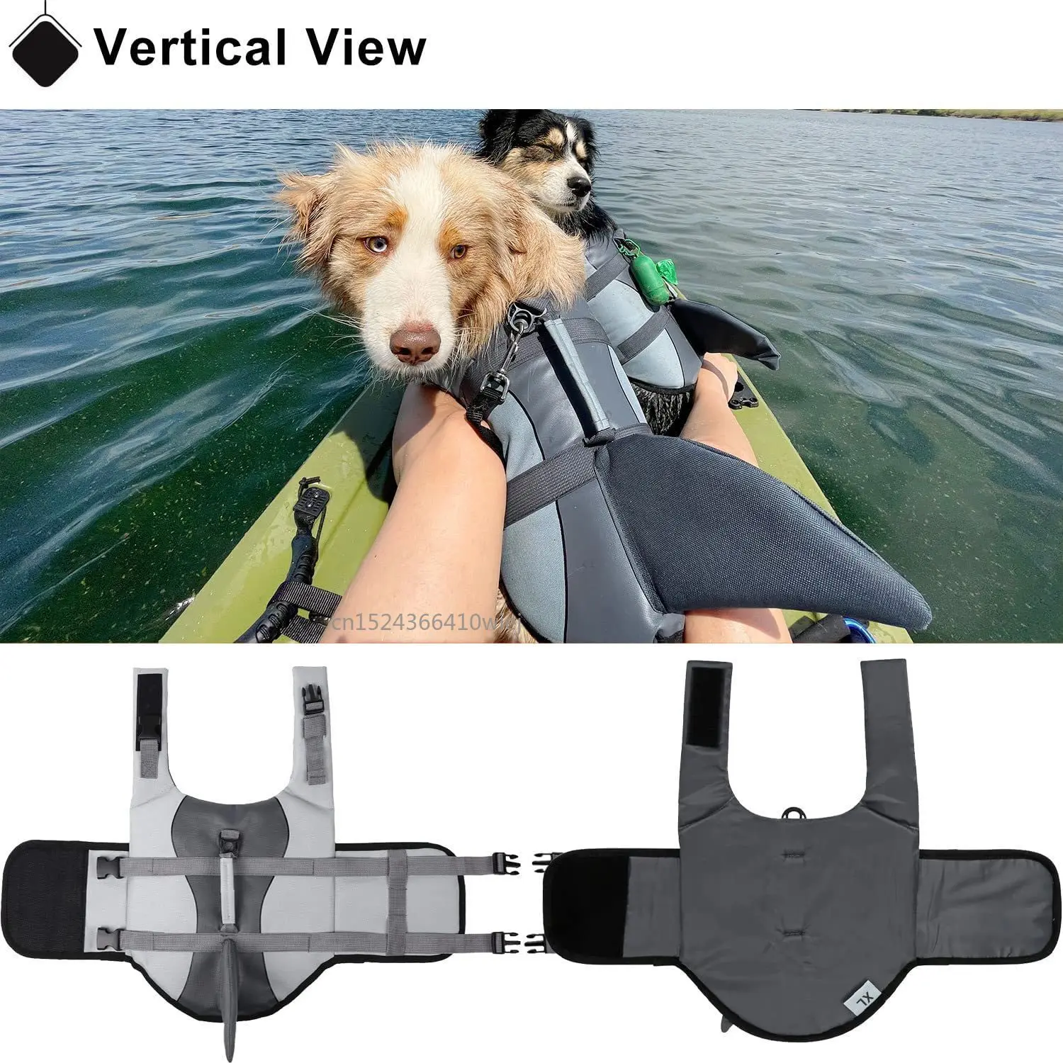 Shark Dog Life Jacket Enhanced - Life Jacket Buoyancy avaliação e preço