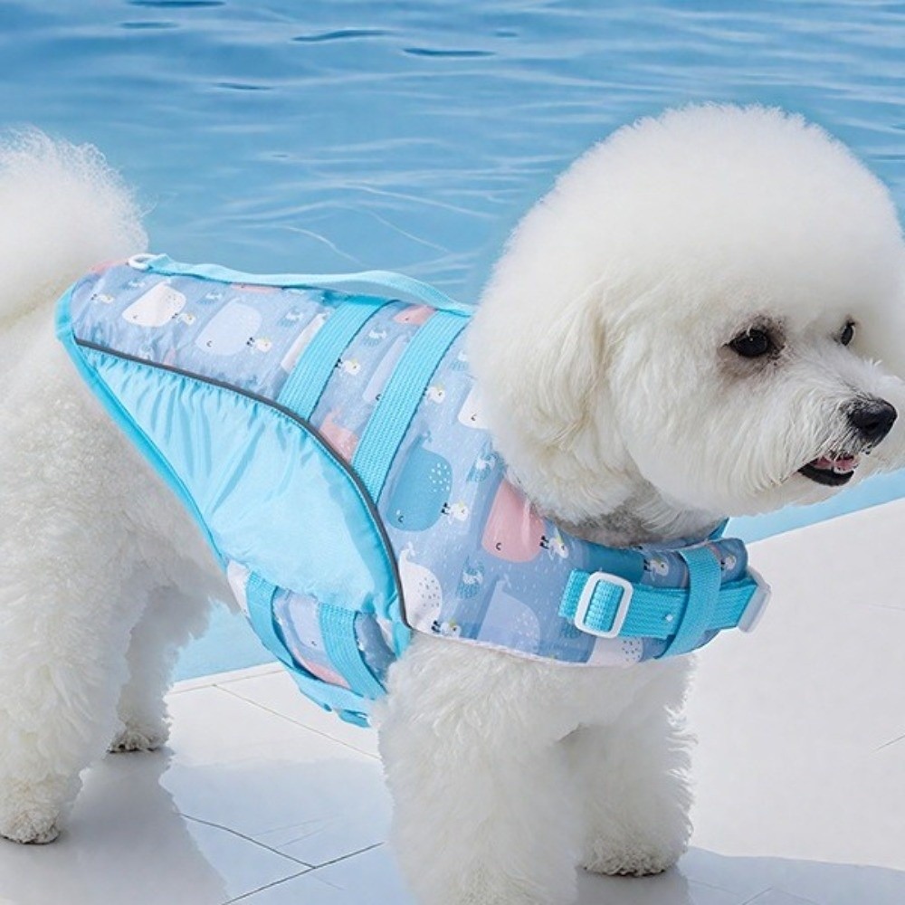 Adjustable Dog Life Jacket Hig - Life Jacket Buoyancy avaliação e preço