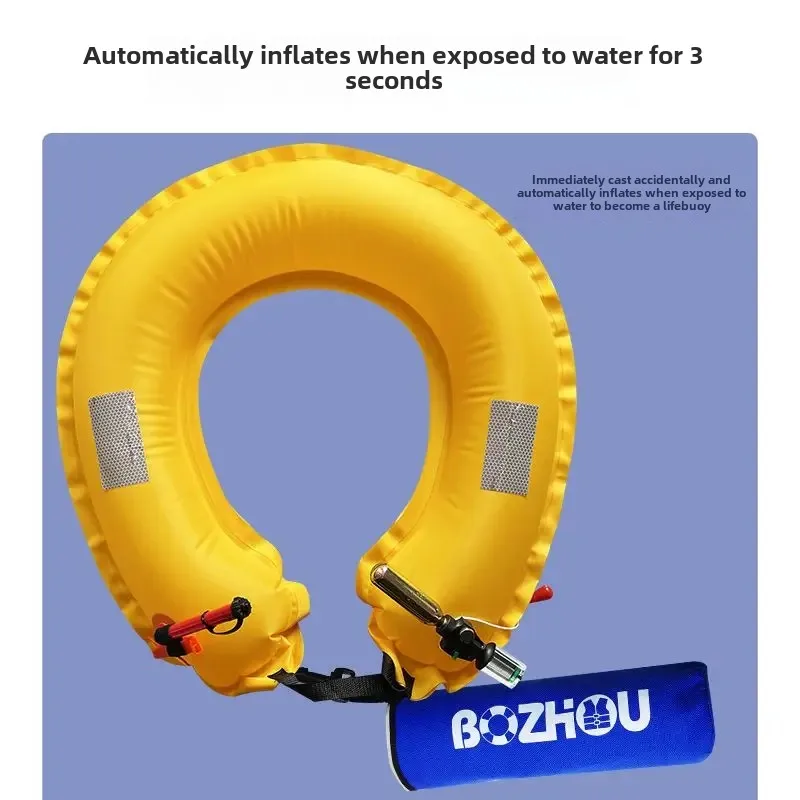 Automatic Inflatable Fishing L - Life Jacket Buoyancy avaliação e preço