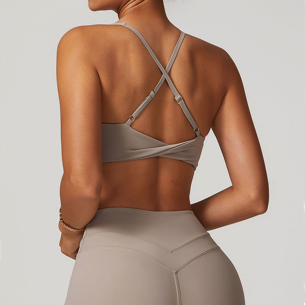 JUREN Sports Bra Women Fitness - Aquatic Sports Bra avaliação e preço