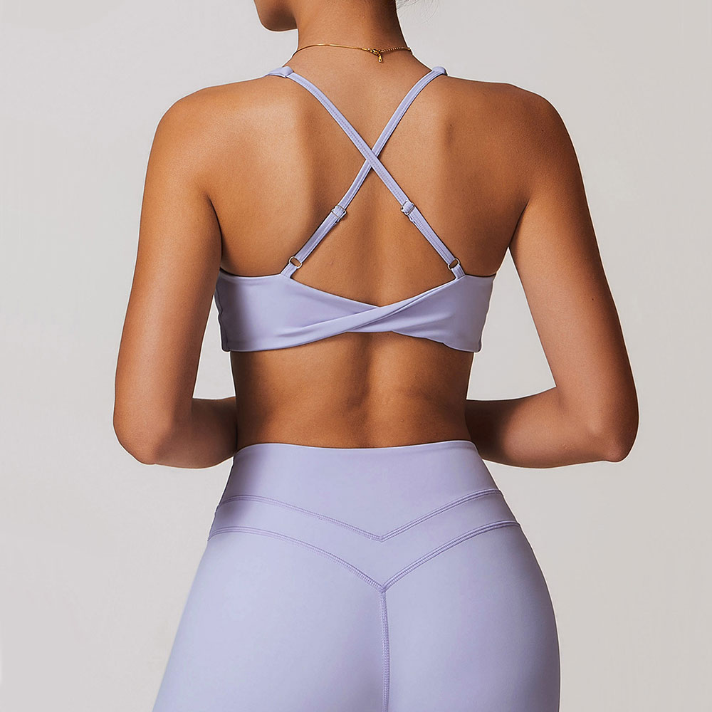 JUREN Sports Bra Women Fitness - Aquatic Sports Bra avaliação e preço